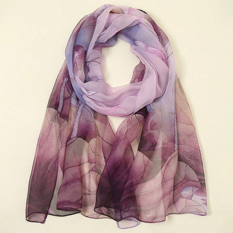 Face Scarf Mask - Luxury Brand Women Beach Scarf Floral