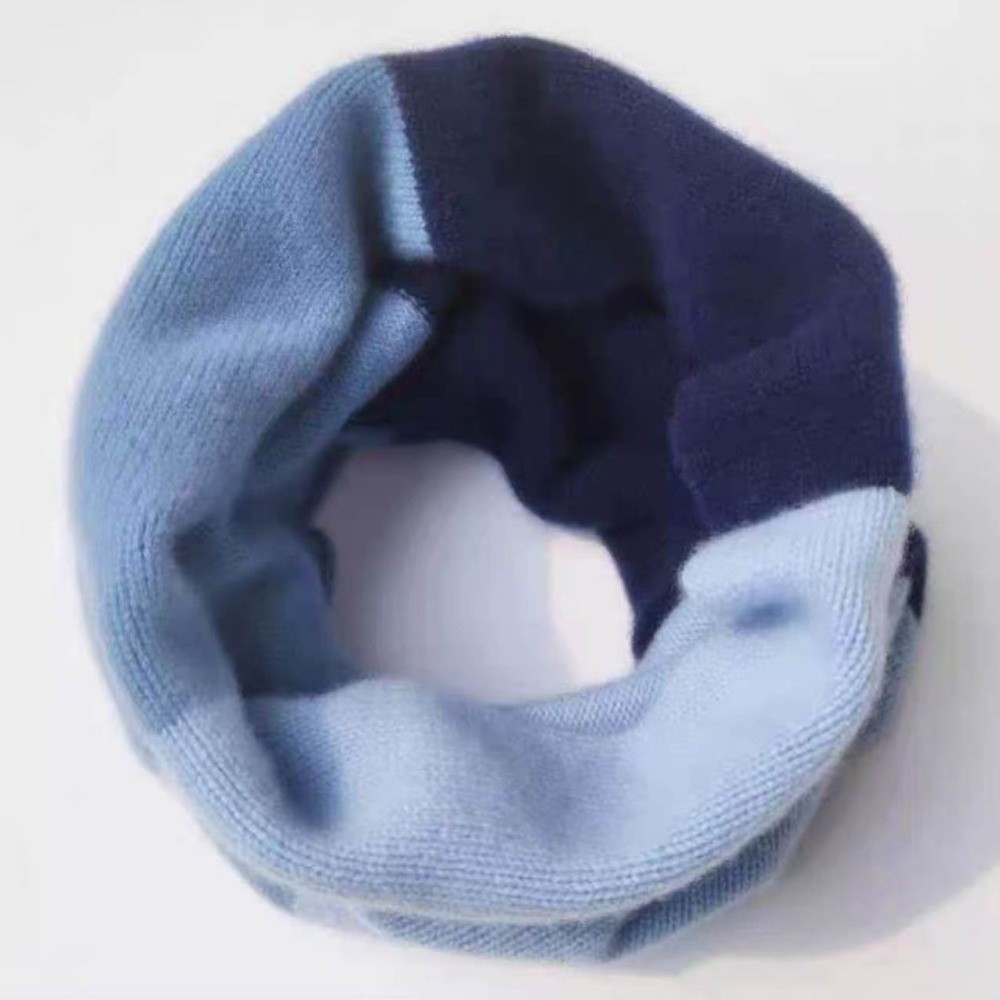 Infinity Scarf Knit - Soft Splicing Color Infinity Scarf Knitted