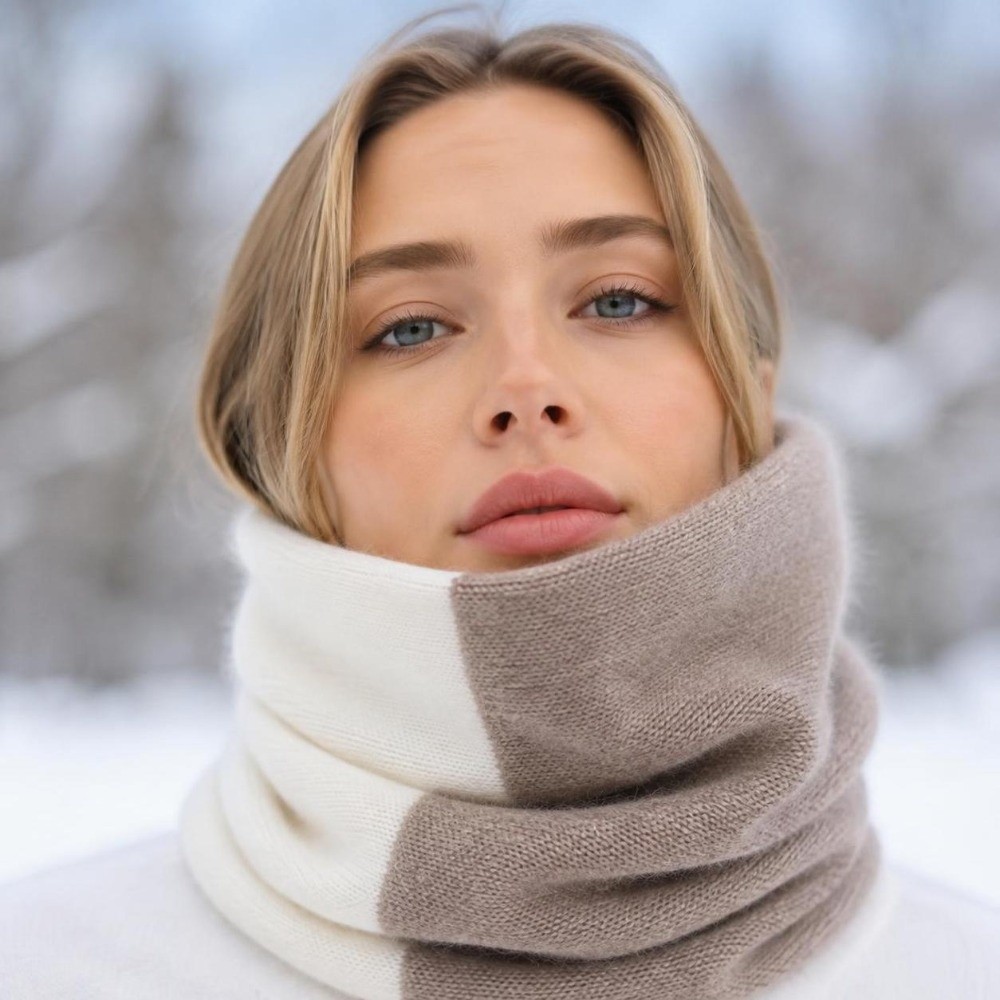 Soft Splicing Color Infinity S - Infinity Scarf Knit review and price