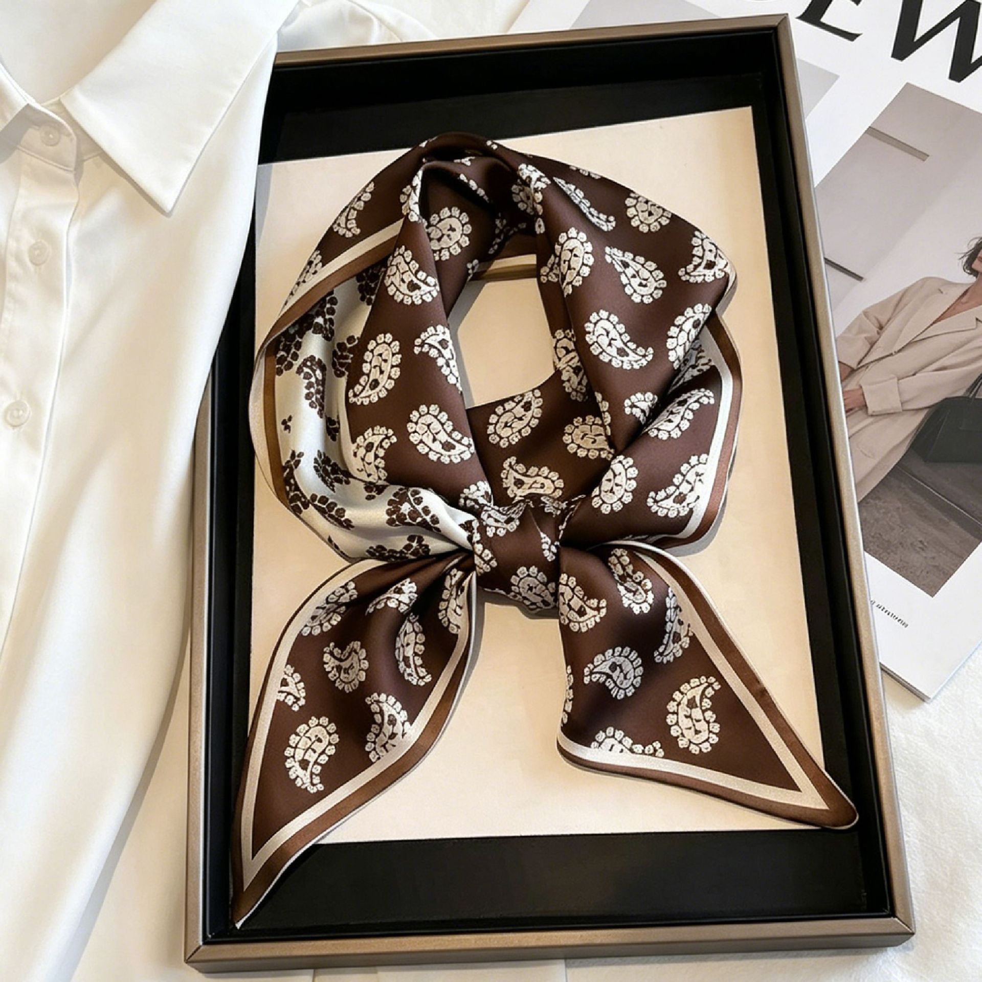 Luxury Long Neckerchief Skinny - Face Scarf Mask review and price