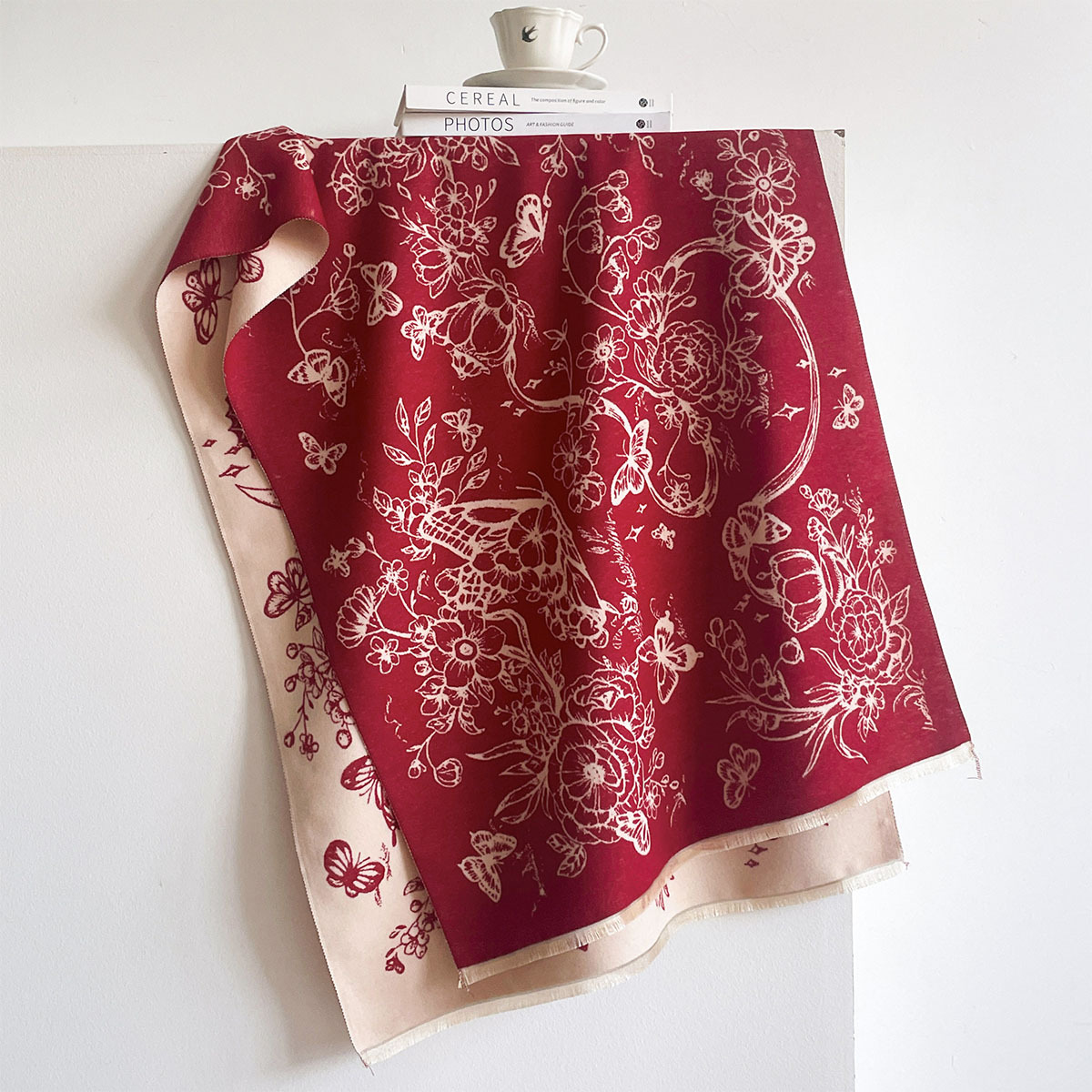 Imitation Cashmere Fringed Sca - Pashmina Wrap Large review and price