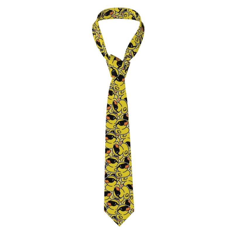 Cute Rubber Ducks Necktie Men  - Skinny Tie Men review and price