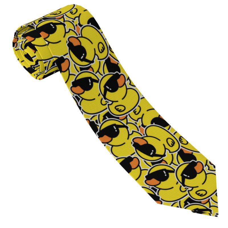 Cute Rubber Ducks Necktie Men  - Skinny Tie Men review and price