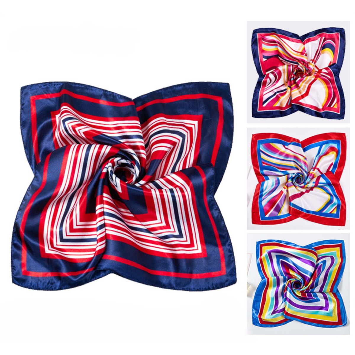 50*50cm Square Silk Scarves Sc - Scarf Silk Square review and price