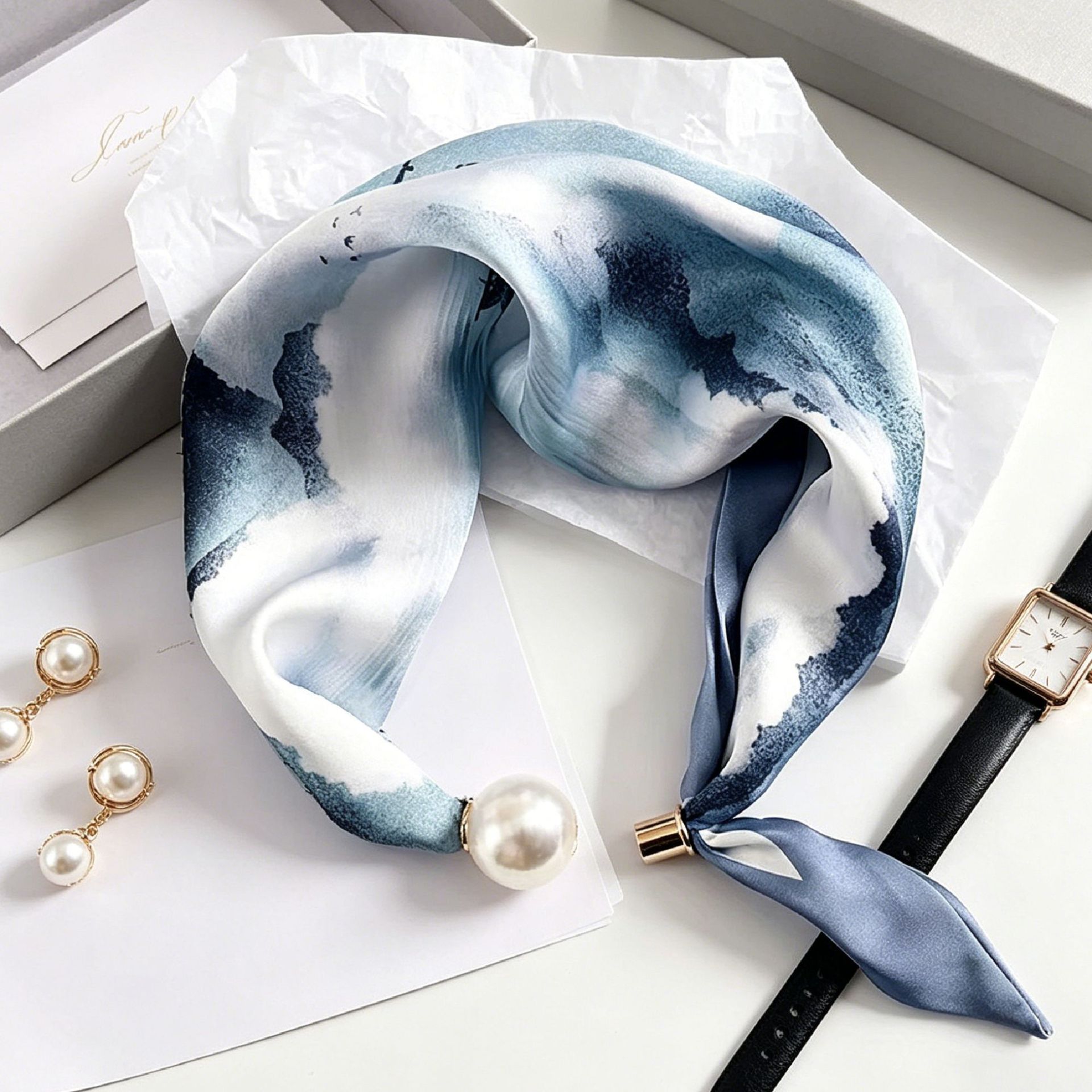 New Paisley Prints Pearl Tail  - Face Scarf Mask review and price