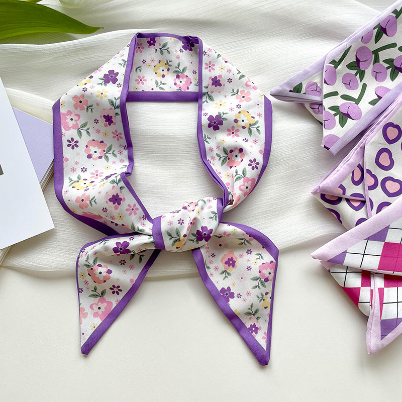 New Luxury Narrow Short Woman' - Silk Neck Scarf review and price