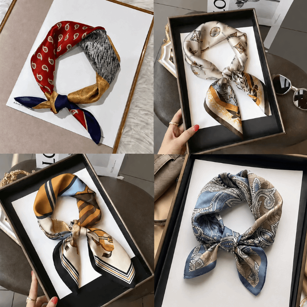 Silk Material Silk Square Scar - Scarf Silk Square review and price