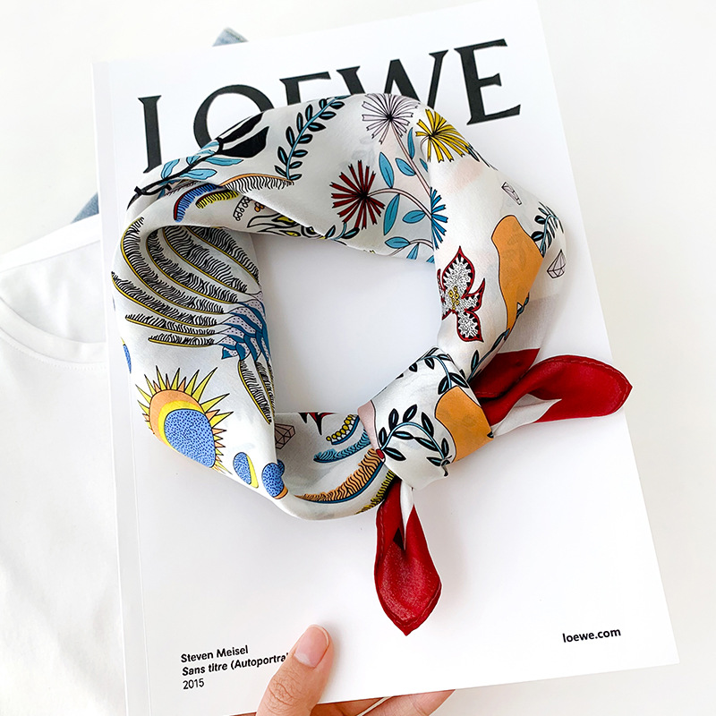 Women 70*70cm Square Silk Scar - Scarf Silk Square review and price