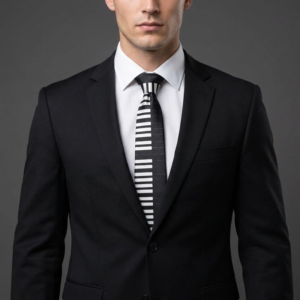 Simple Skinny Piano Necktie Sl - Skinny Tie Men review and price