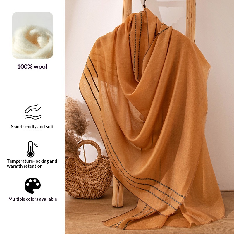 100% Wool Scarf Ultra Soft Lar - Pashmina Wrap Large review and price