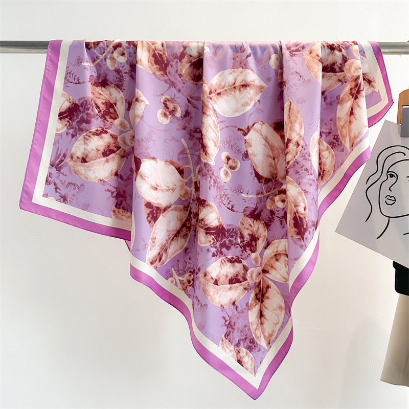 Retro 90cm Printed Large Squar - Scarf Silk Square review and price