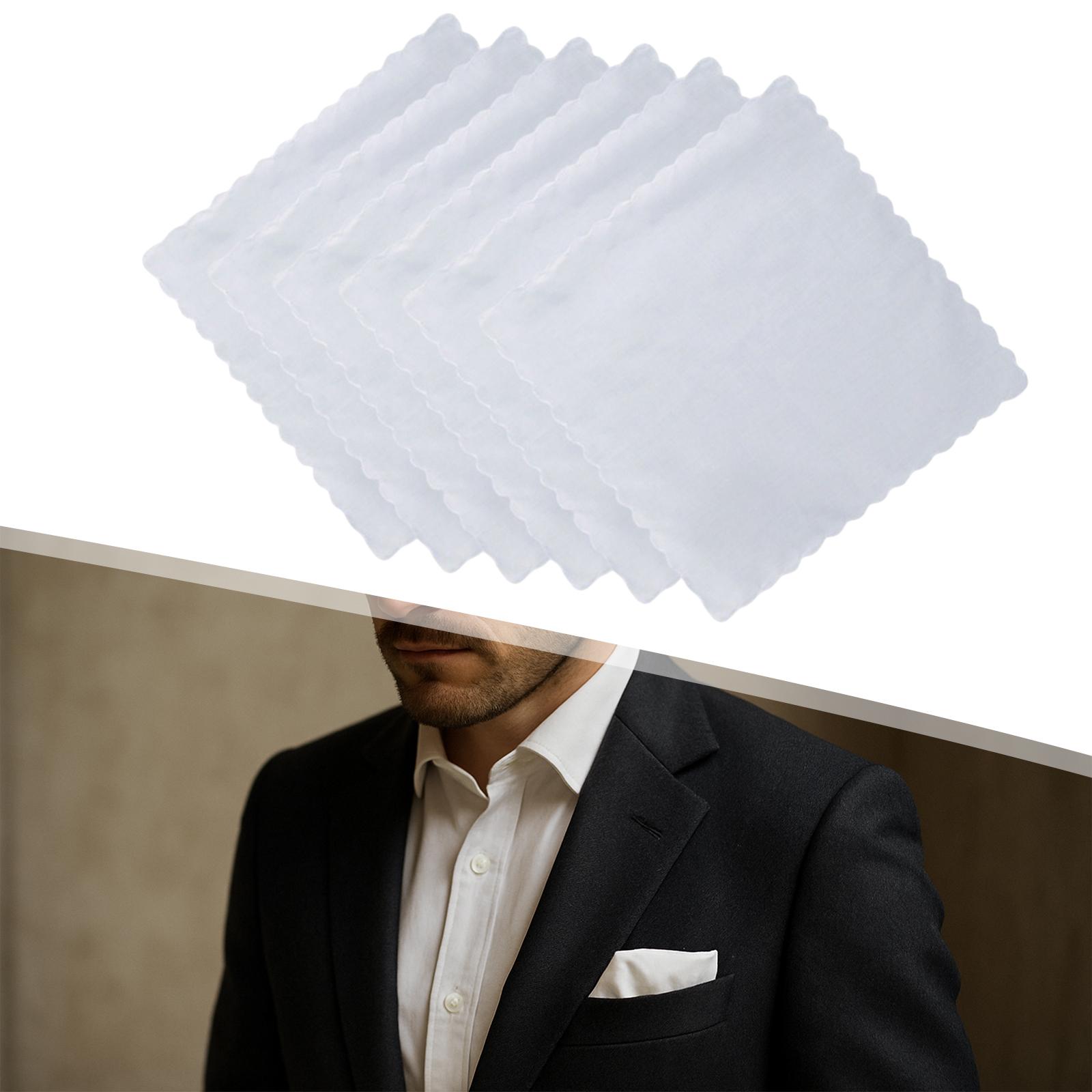 6 Pieces Cotton Handkerchiefs  - Handkerchief Cotton Men review and price