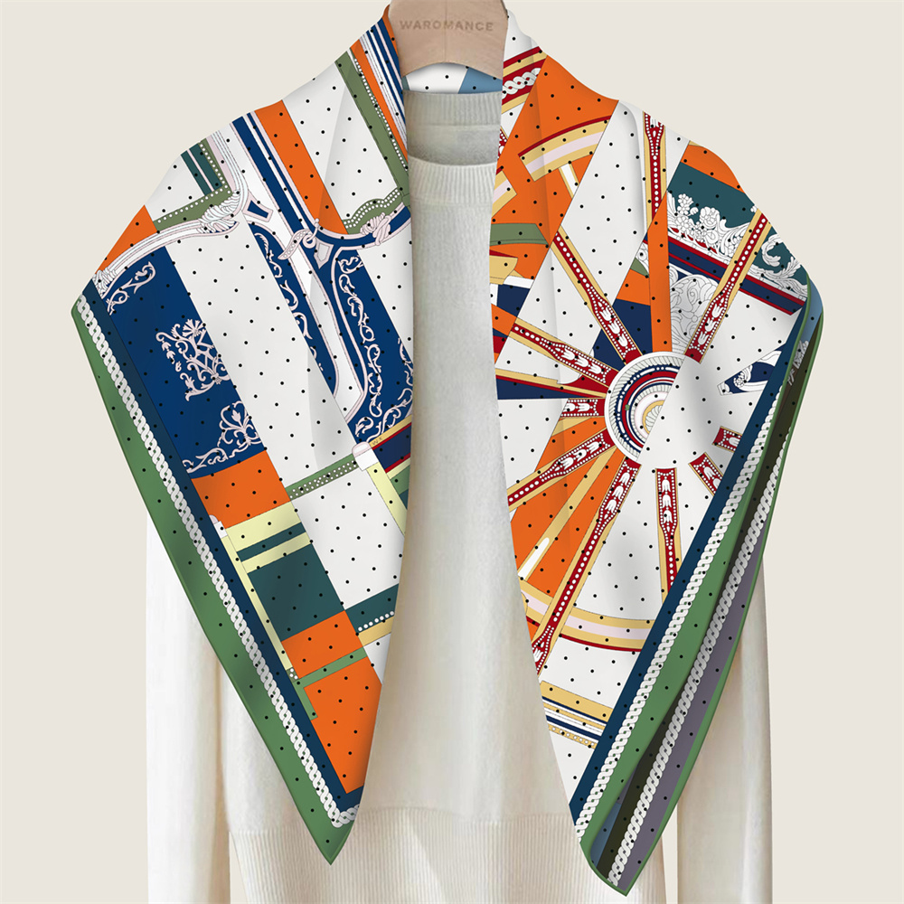 POBING Hand Rolled Twill Silk  - Scarf Silk Square review and price